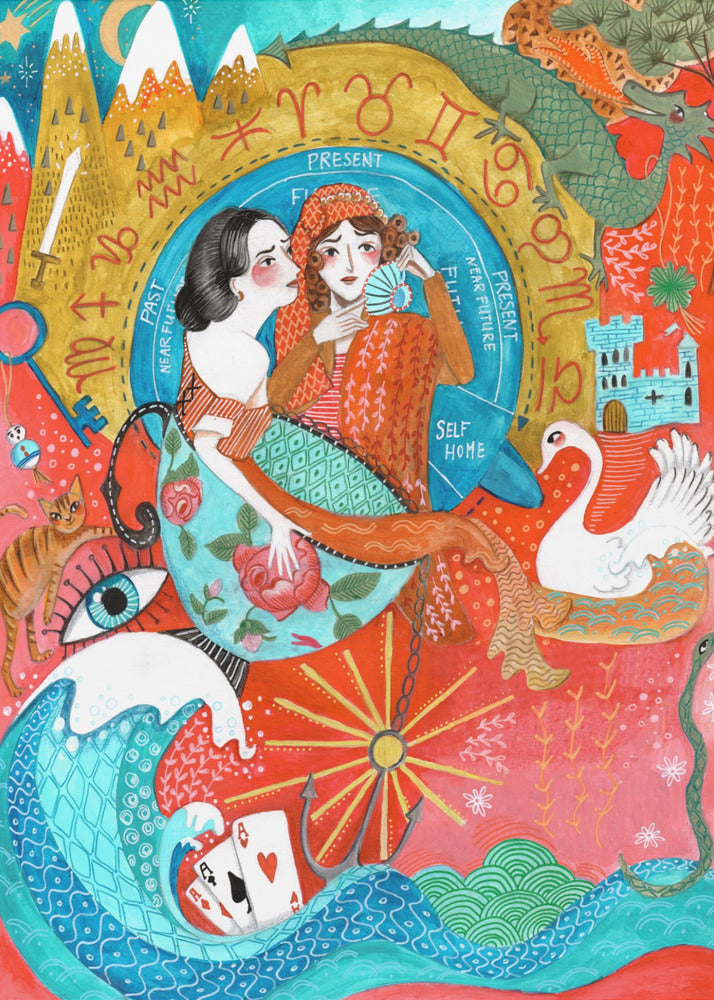 Spirituelle Frauen Astrologie | Leinwand