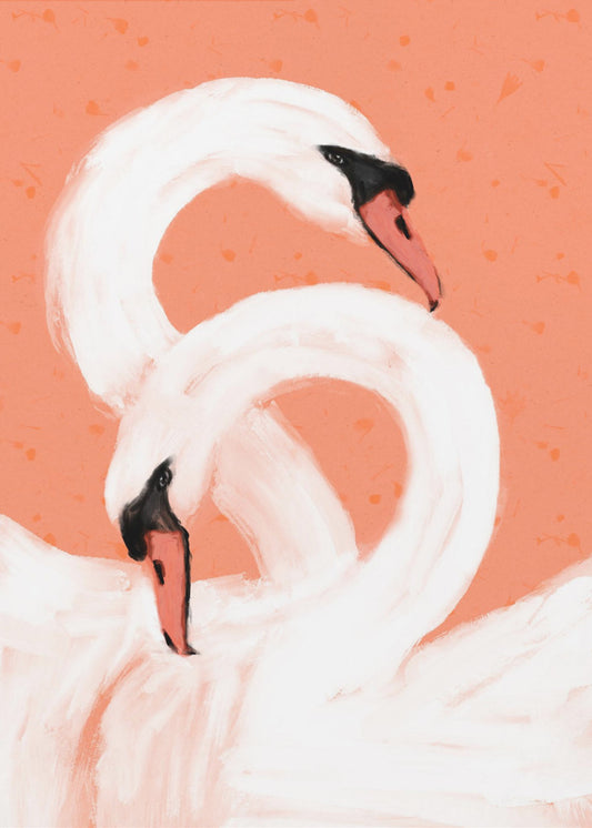 Graceful Swans | Poster