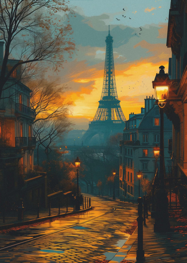 Willkommen in Paris | Leinwand