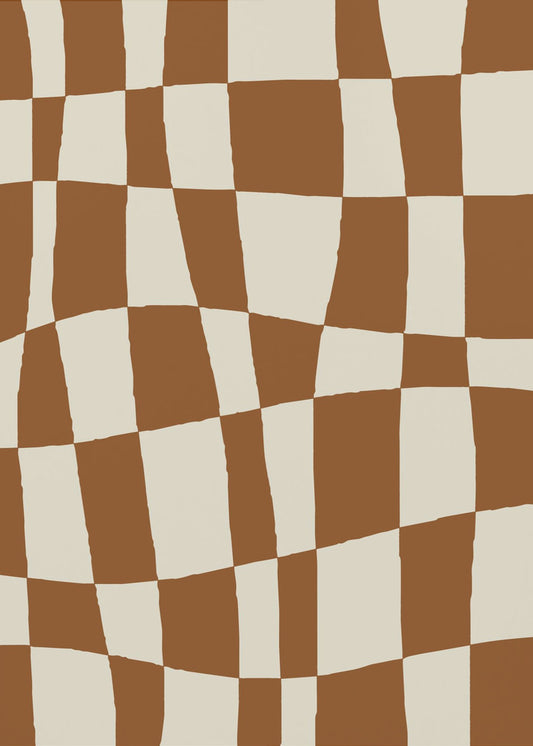 Minimalistisches Schachbrett | Poster
