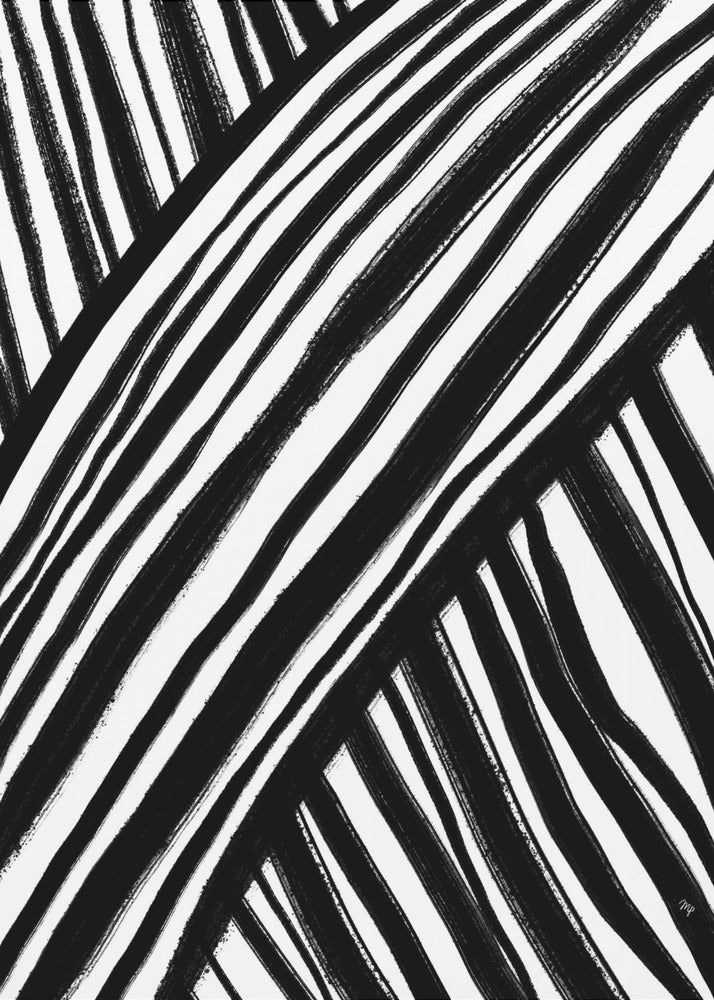 Zebras Weg | Leinwand
