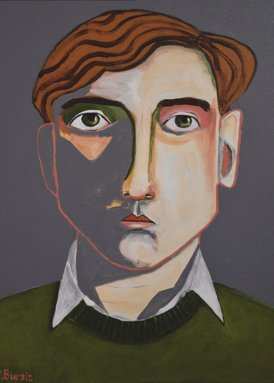 Albert Blending In | Leinwand