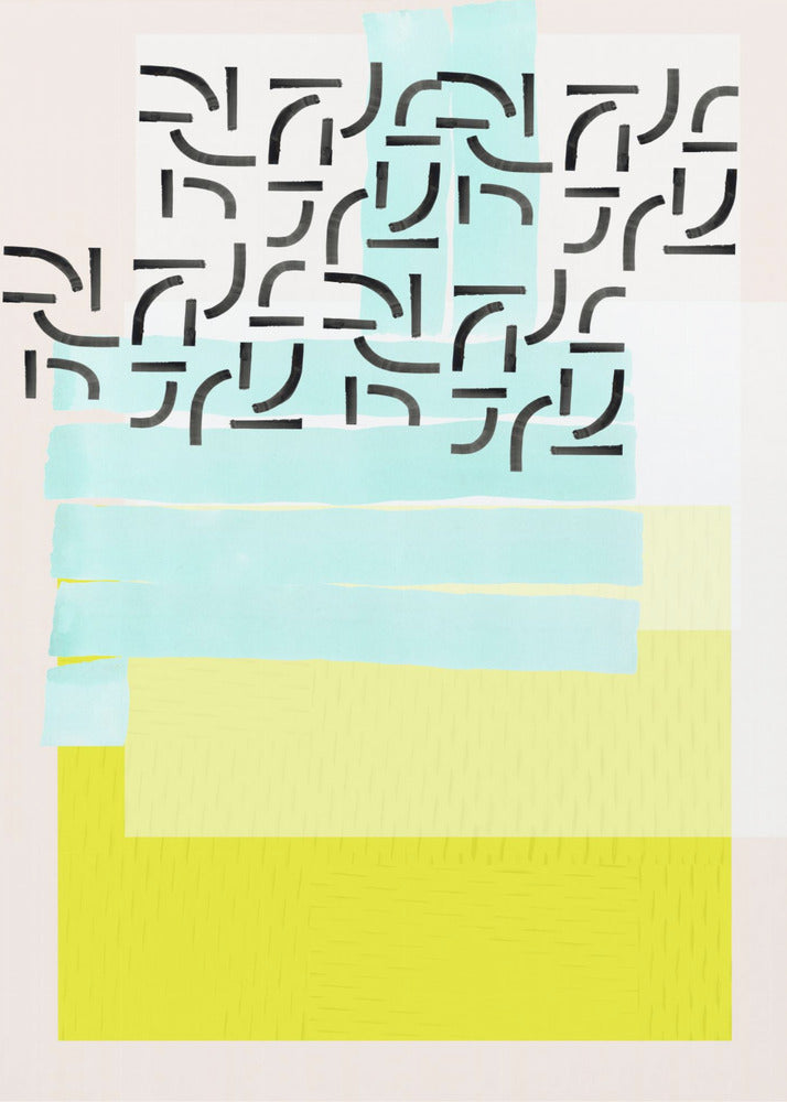 Pastellmuster-Collage 3 | Poster