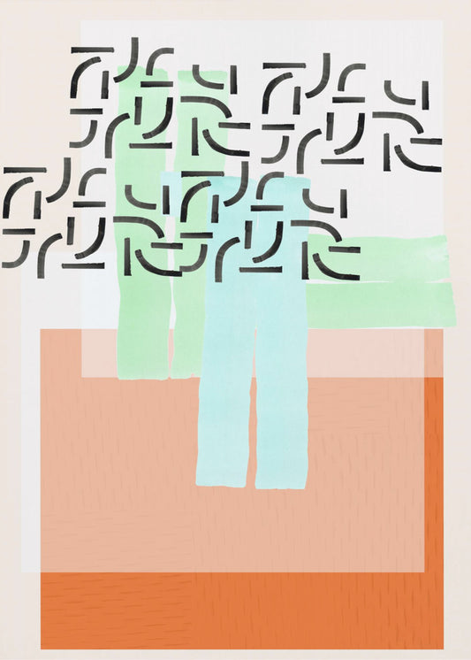 Pastel Pattern Collage 2 | Canvas