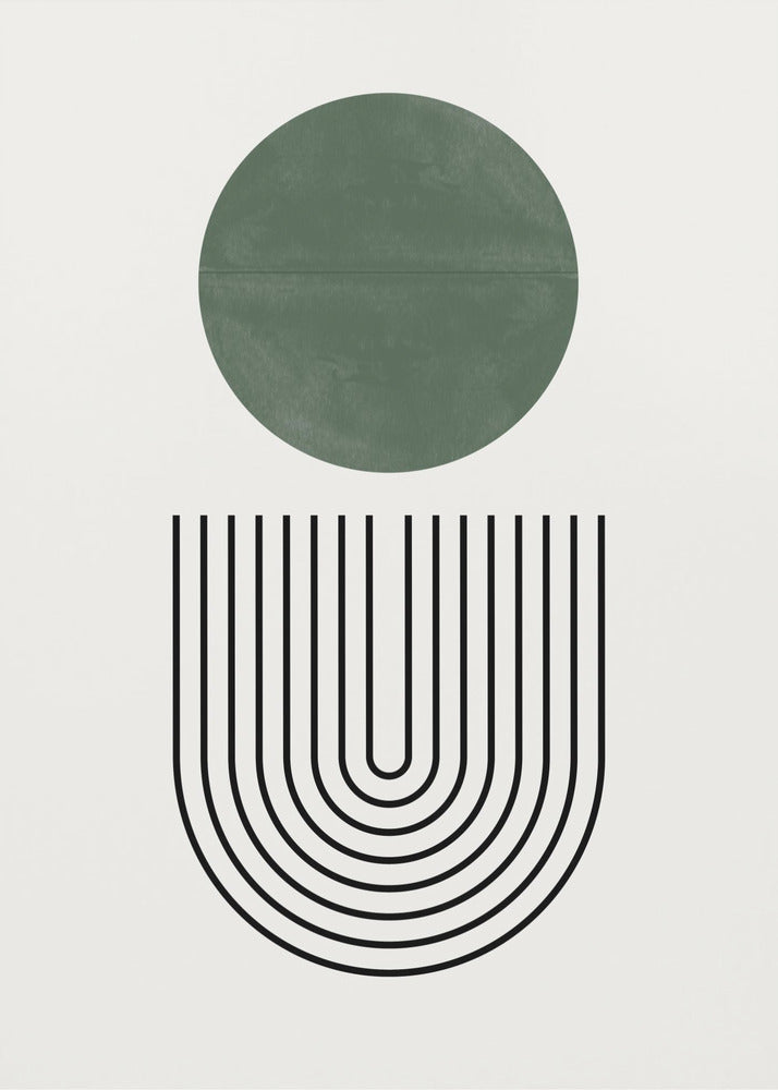 Kreise und Linien | Poster