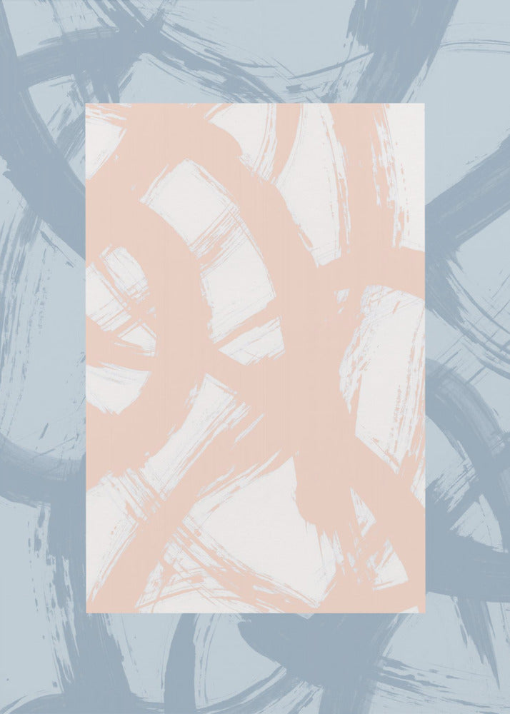 Abstrakte Pinselstriche 98A | Poster