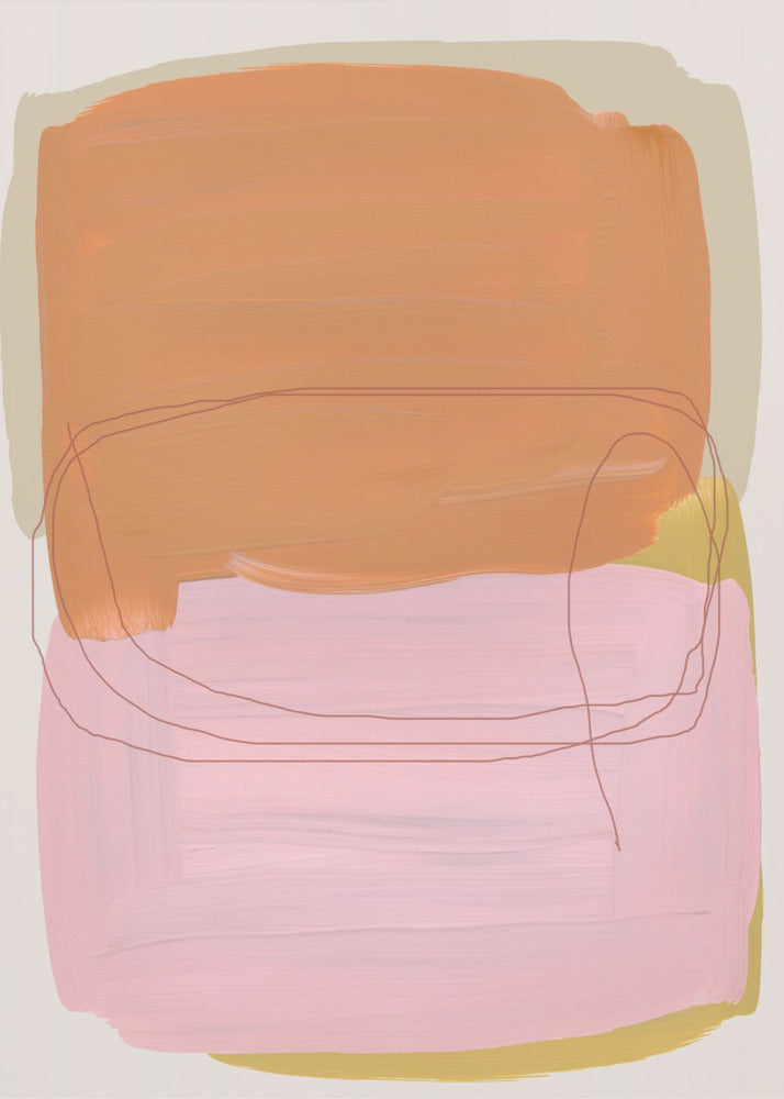Abstract Brush Strokes 121 | Poster