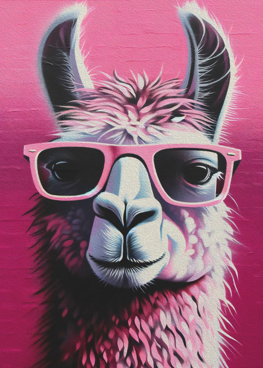 Rosa Lama | Leinwand
