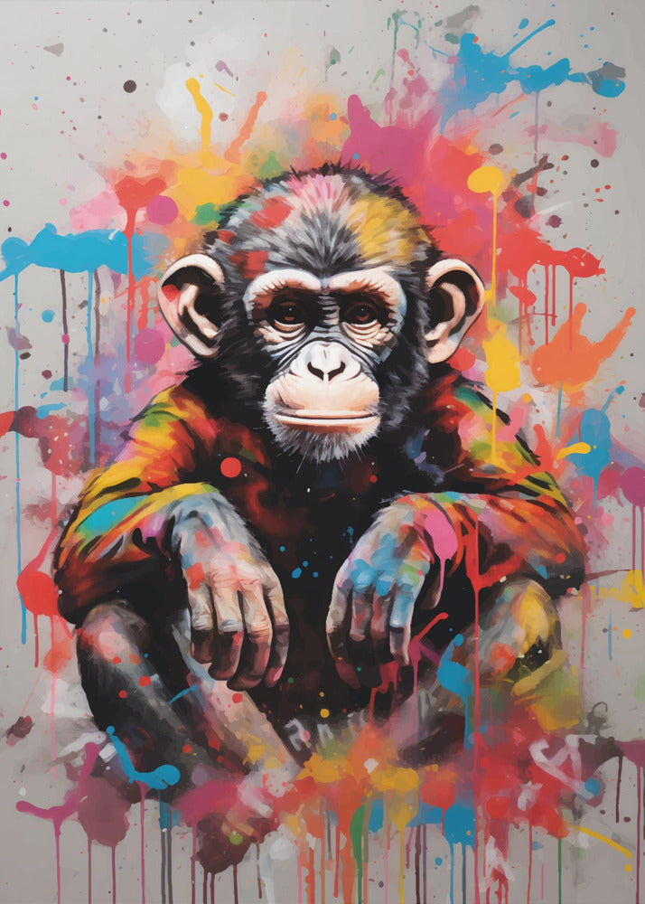 Affe Pop Art | Leinwand