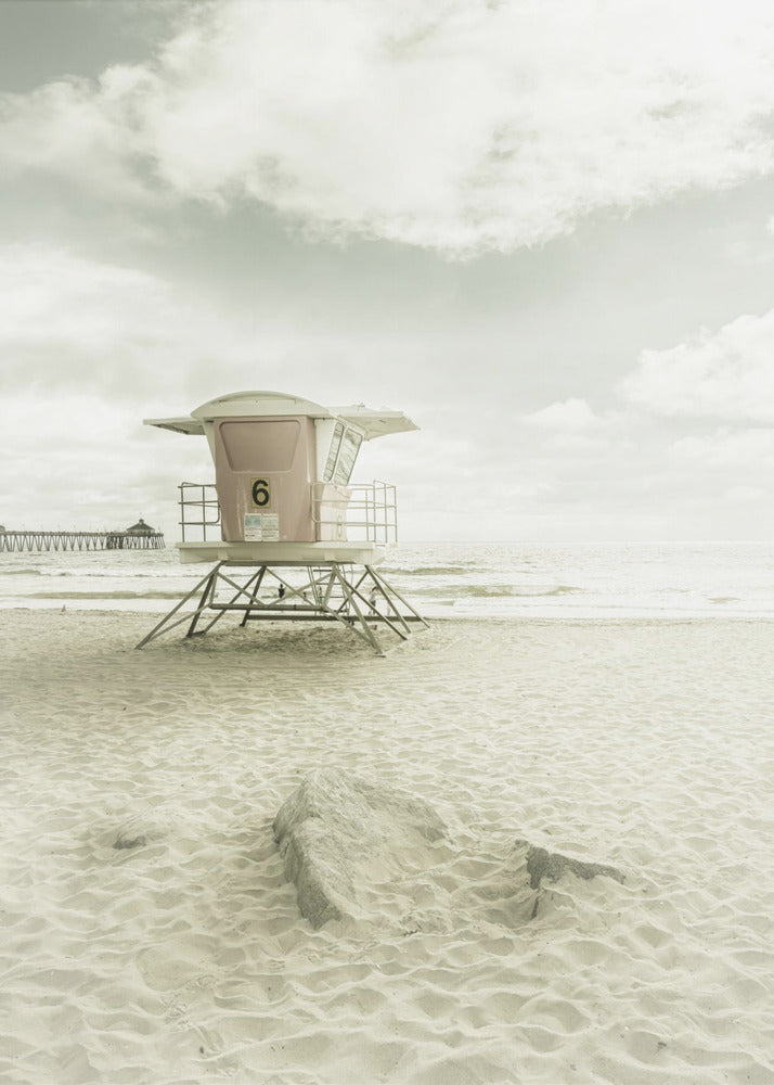 KALIFORNIEN Vintage Imperial Beach | Leinwand
