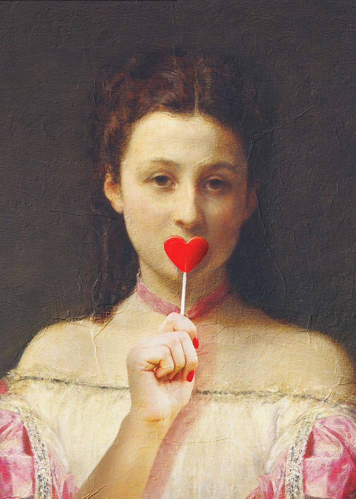 Lollipop-Mädchen | Leinwand