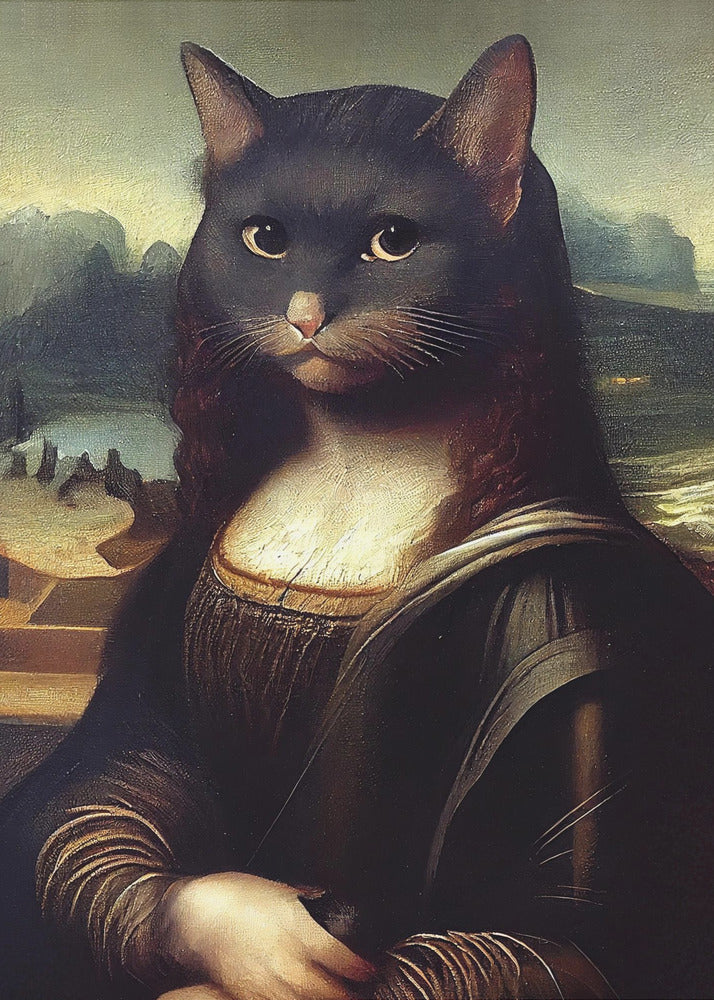 Meowlisa | Leinwand