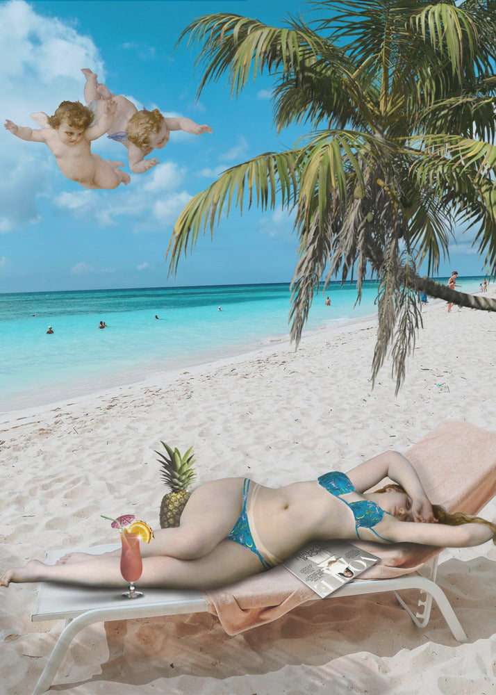 Venus am Strand | Leinwand