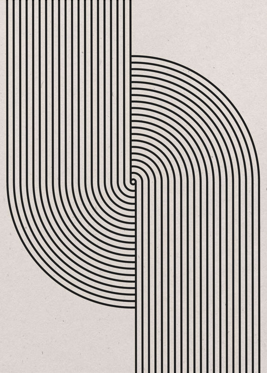 Gebogene Symmetrie | Poster
