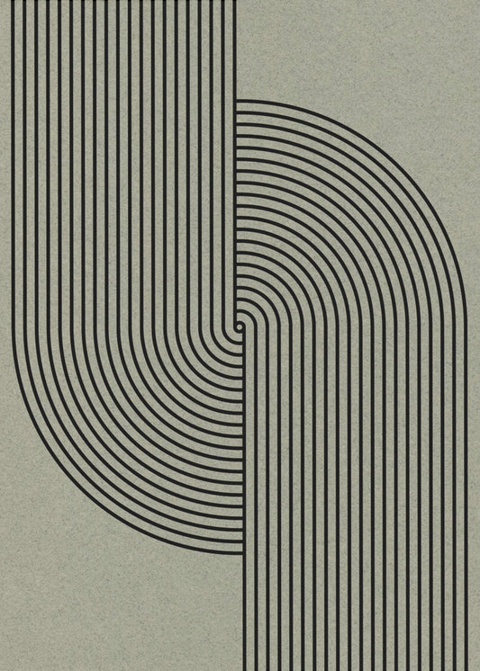 Gebogene Symmetrie | Poster