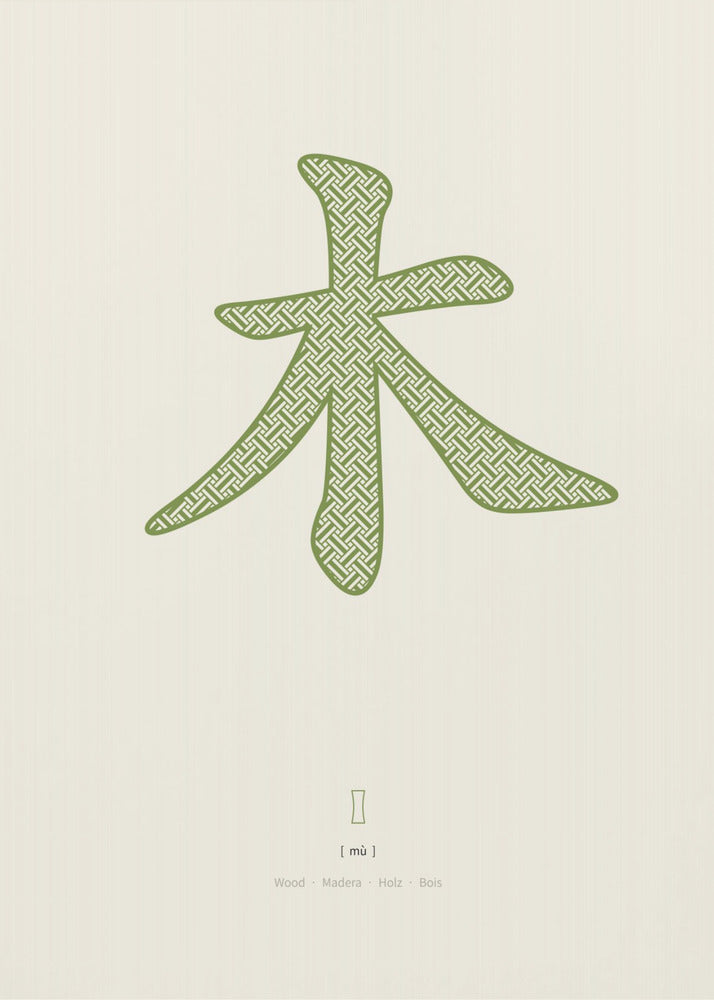 Holz | 木 | Mu | Poster