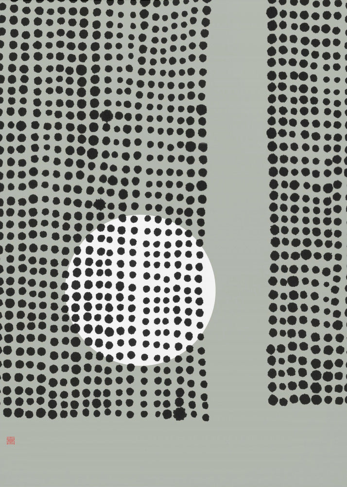 Versteckter Mond Nr. 4 | Hinter den Kulissen | Leinwand