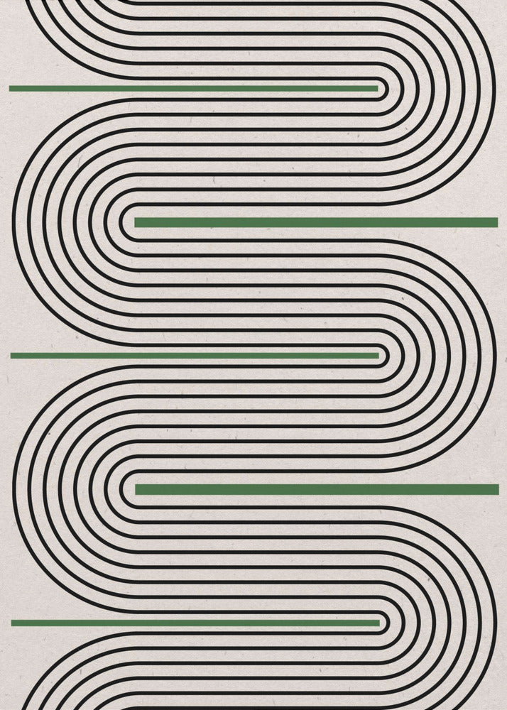 Curved Lines Dance | Canvas
