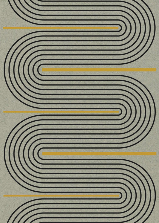 Geschwungene Wege | Poster