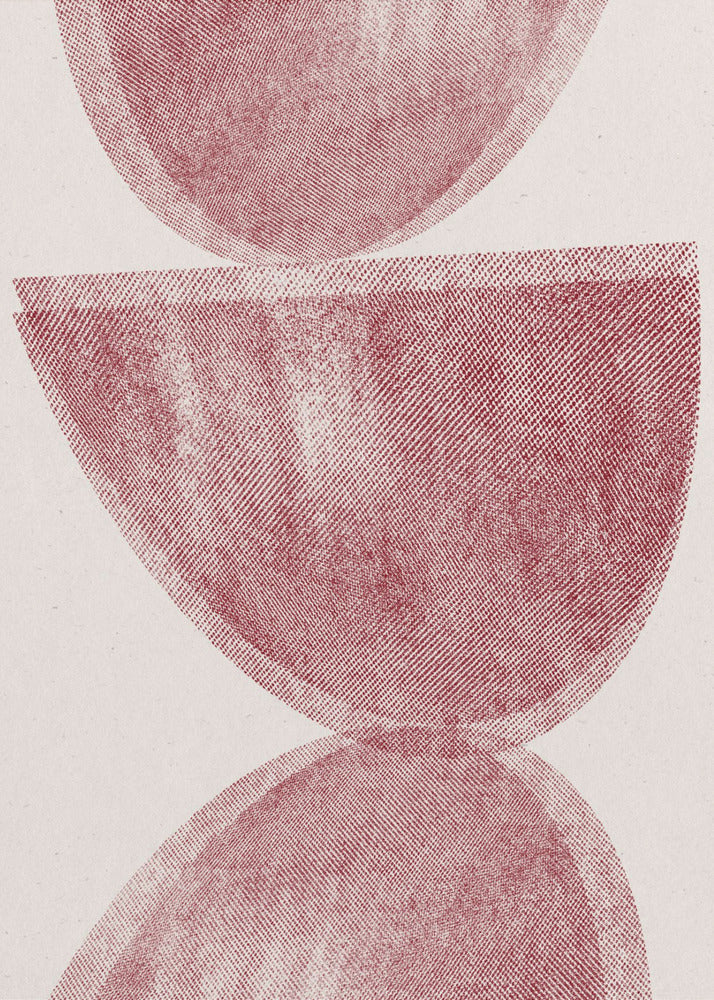 Purpurrote Hälften | Leinwand