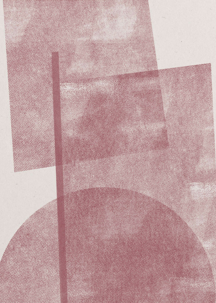 Geometrische Echos | Leinwand