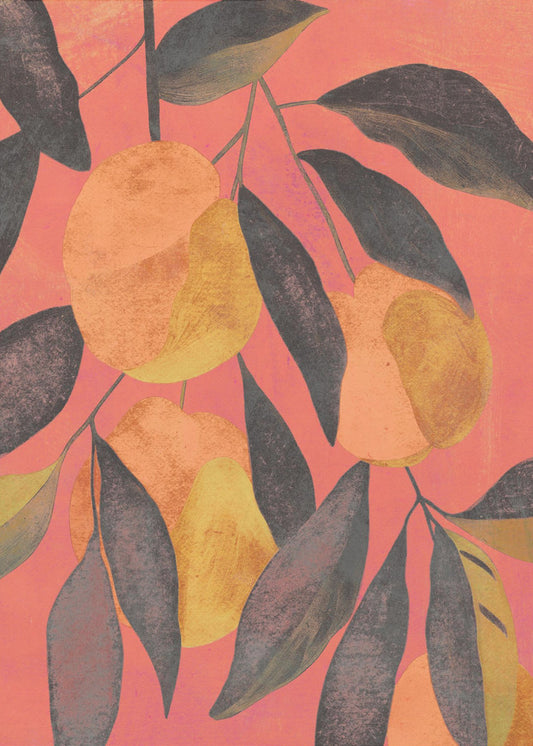 Vibrant Pear Grove | Poster