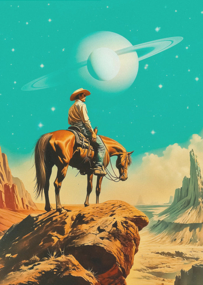 Ein westlicher Astronaut | Leinwand