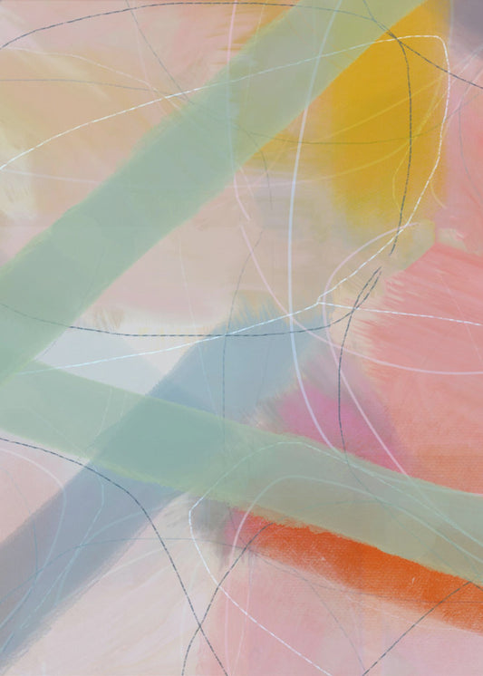 Weiche abstrakte Formen 2 | Leinwand