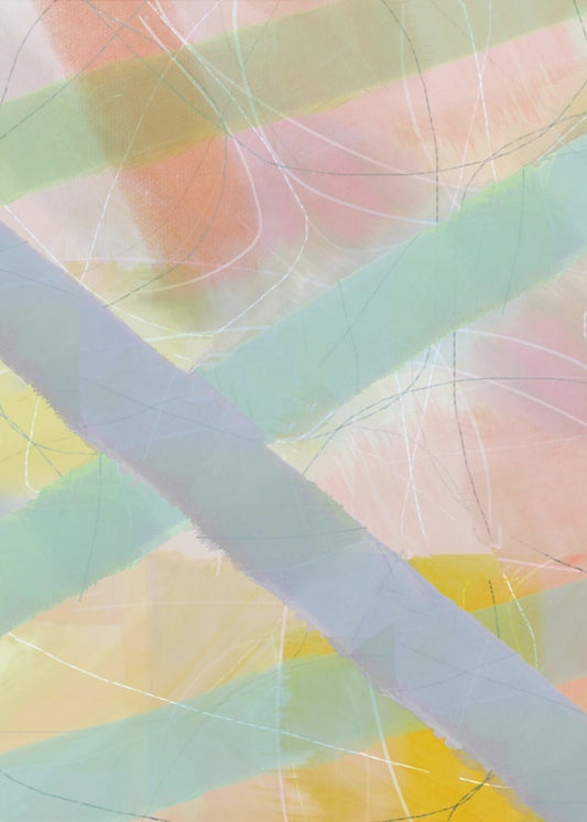 Weiche abstrakte Formen 3 | Leinwand