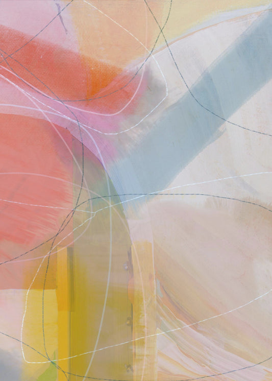 Weiche abstrakte Formen 1 | Leinwand