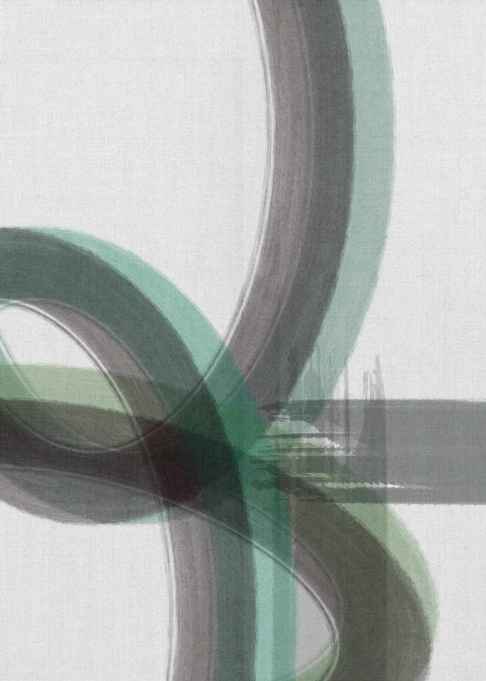 Green Curve 1 | Canvas
