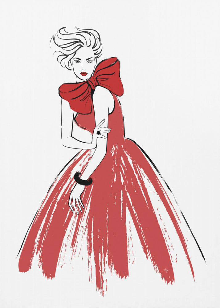 Red Lady | Canvas