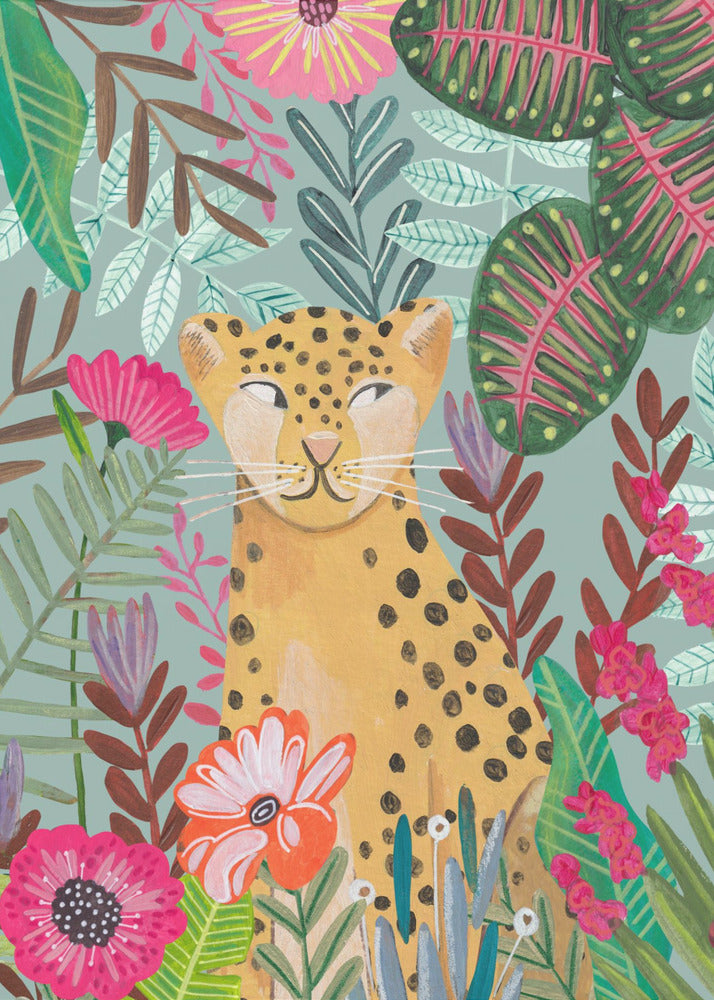 Leopard im Dschungel | Poster