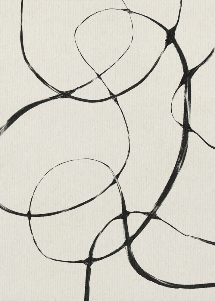 Verschlungene Linien | Leinwand