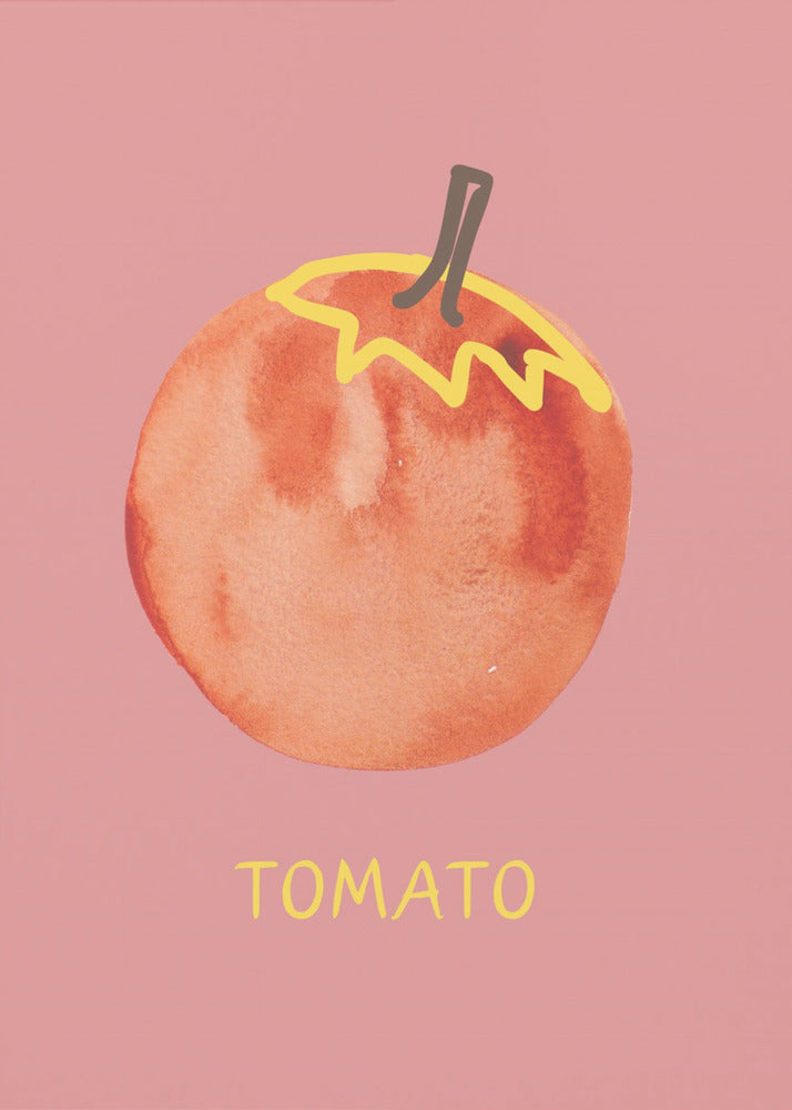 Tomate in Pink | Leinwand