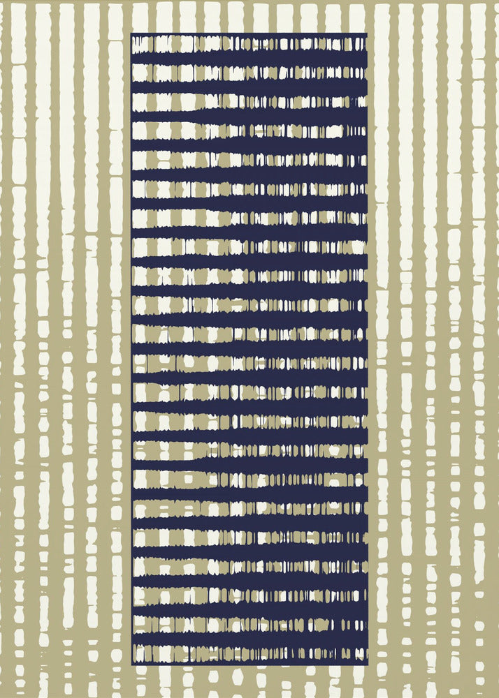 Geometrisches Muster mit vertikalen Streifen | Poster