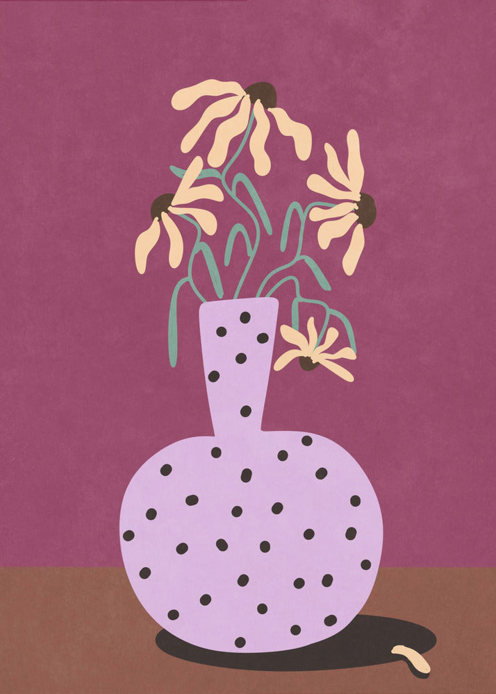 Blumen in Vase | Leinwand