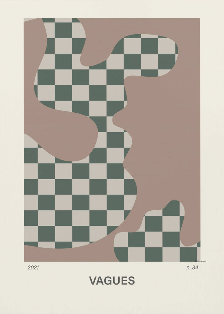 Vagues nr 34 Poster | Canvas