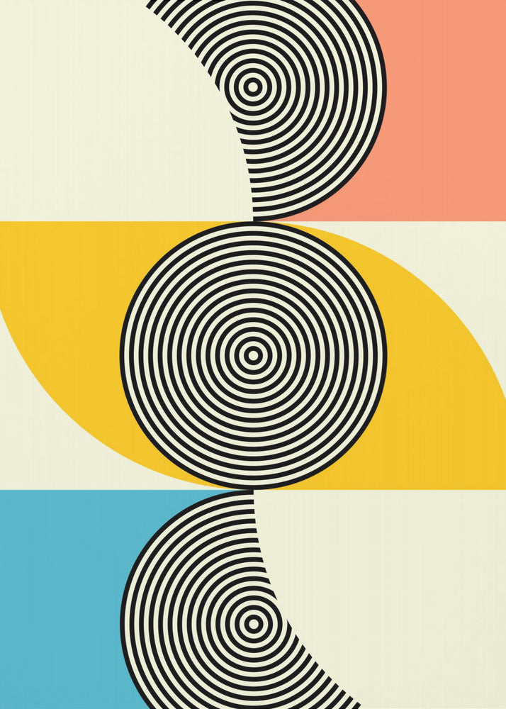 Kreise in Harmonie | Poster
