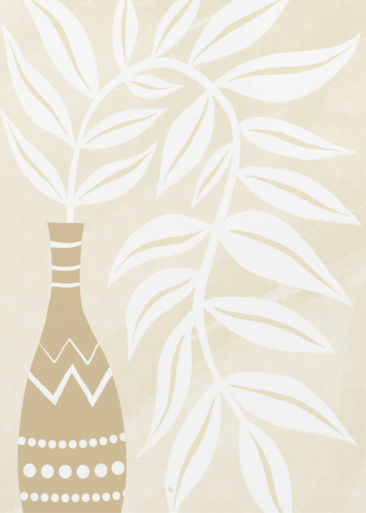 Vase Pflanze | Leinwand