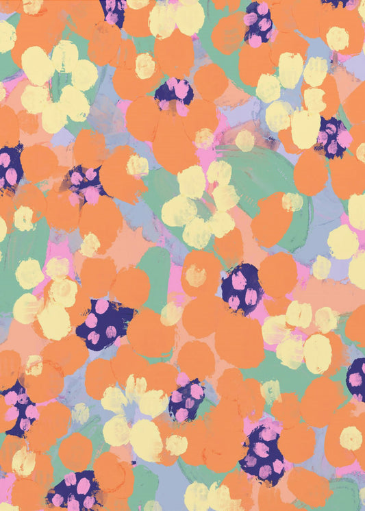 Lebendige Blütenblätter | Poster