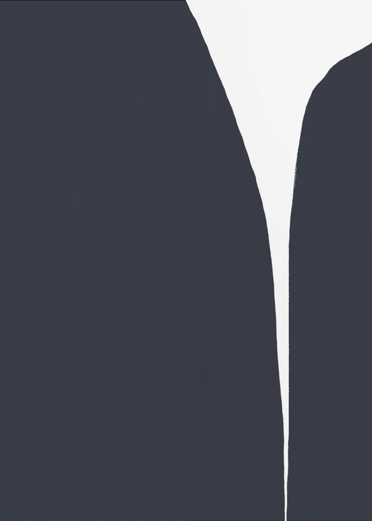 Minimalistische Linien und ein auffälliger Farbkontrast | Poster