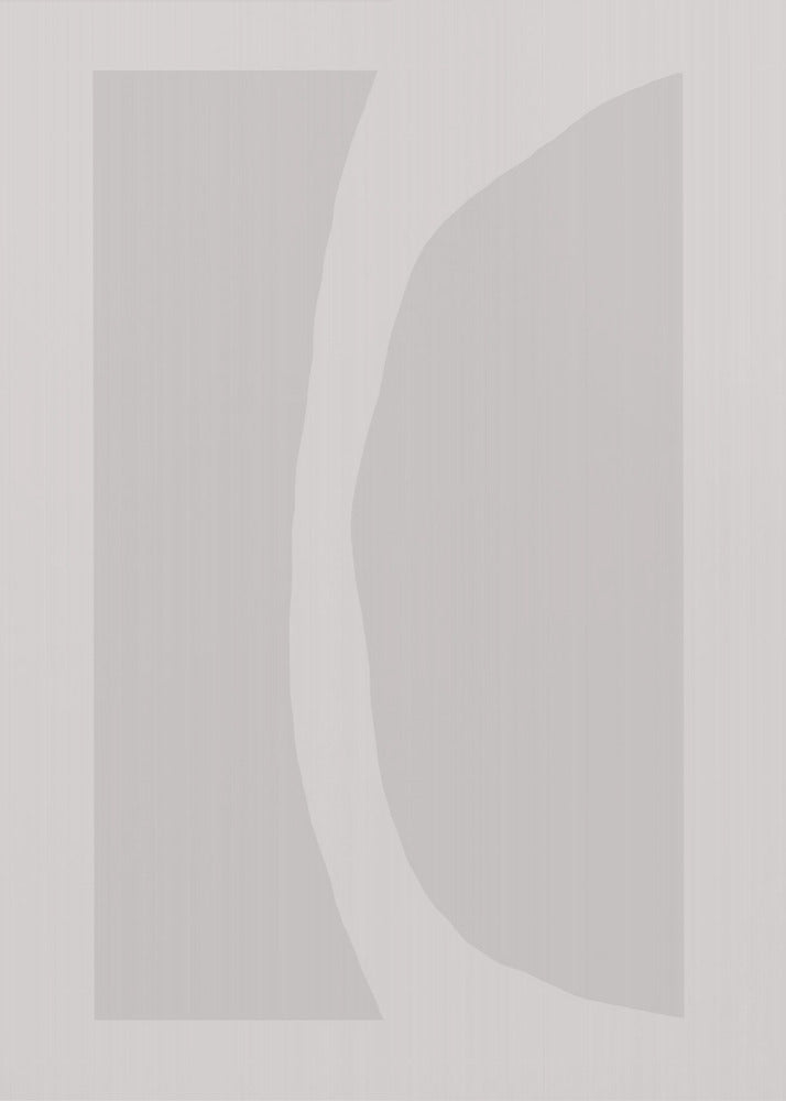 Gebogenes abstraktes Licht | Poster