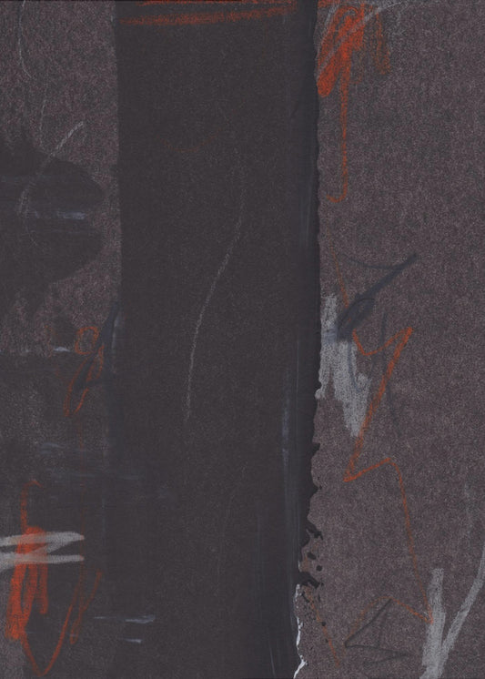 Kräftige rote und weiße Akzente | Poster