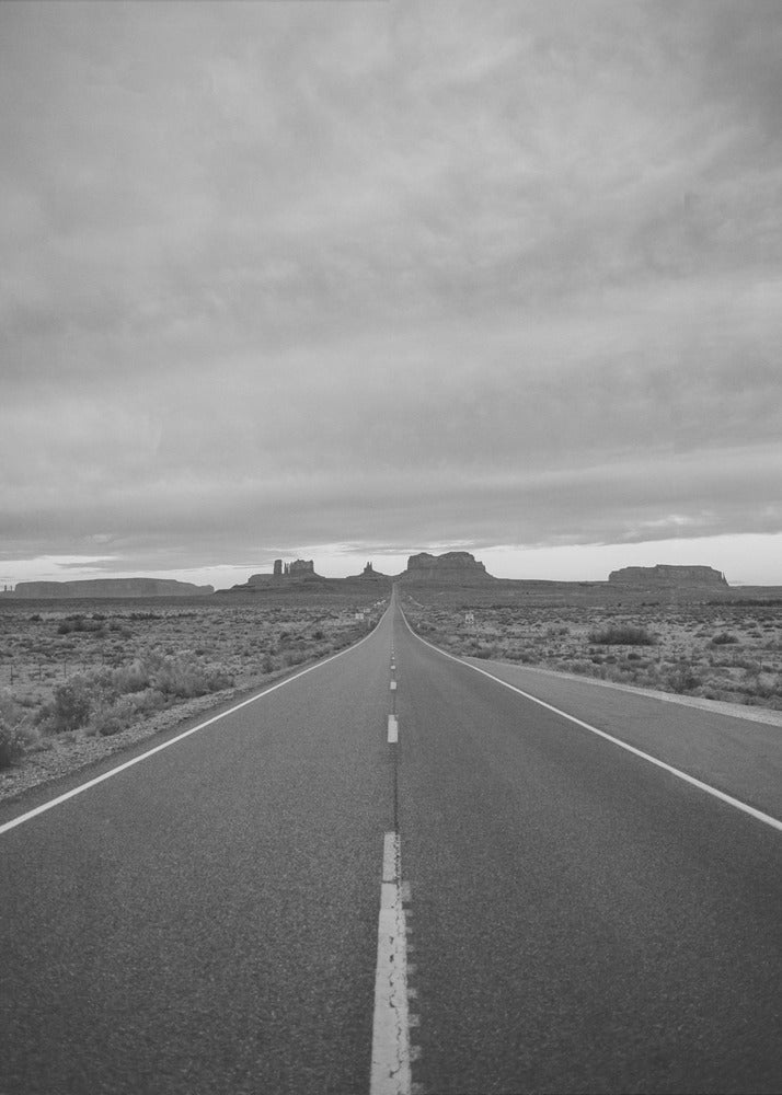 Monochrome Monument Valley II | Poster