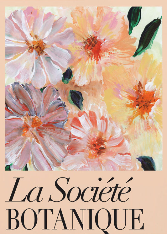 La Société Botanique Pfirsichblüten | Leinwand