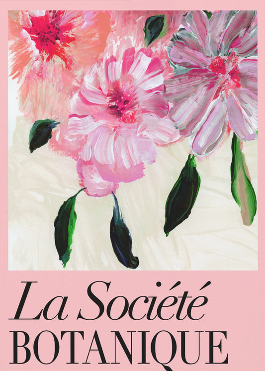 La Société Botanique Rosa Blumen | Leinwand