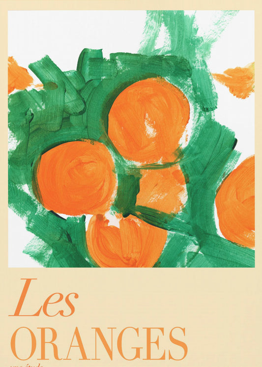 Les Oranges Une Étude 1 | Leinwand