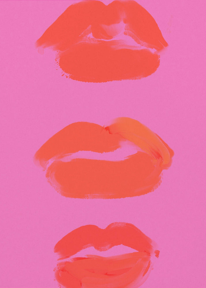 Neon Pout Serie | Leinwand