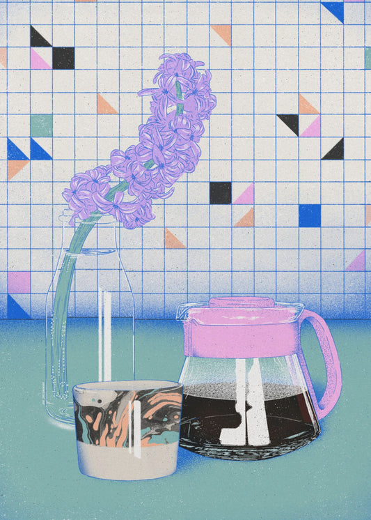 Kaffeetropfen | Leinwand